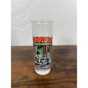 Harley-Davidson Redwood Eureka California Shot Glass 2007 Motorcycle Shooter